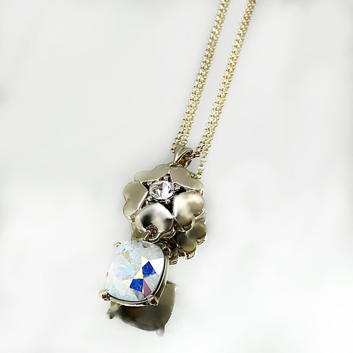 Cushion Cut Flower Crystal Set