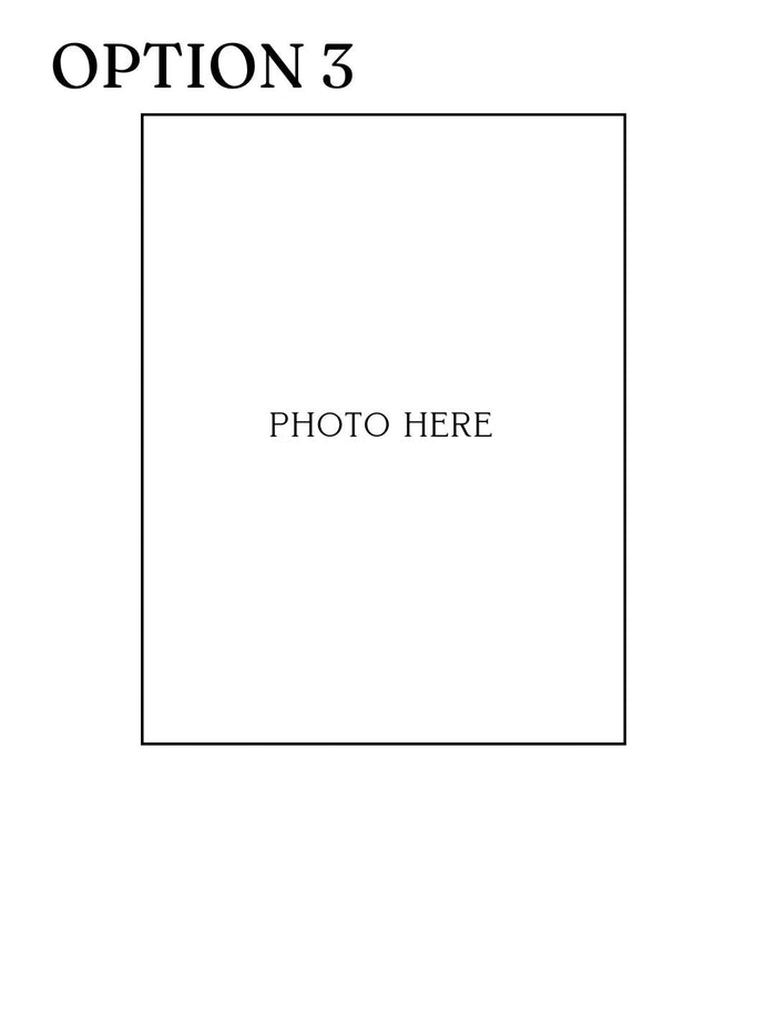 Custom Photo Gold Frame Ornament