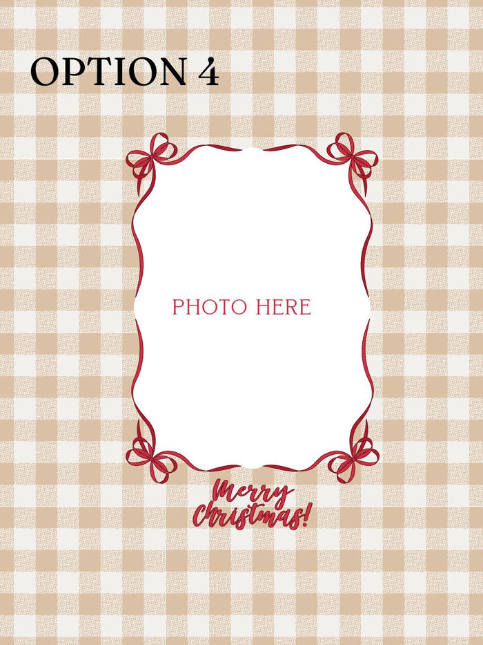 Custom Photo Gold Frame Ornament