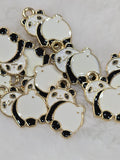 Cute panda Metal pendant charms