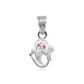 Divine Grace 925 Silver Ganesha Pendant Necklace