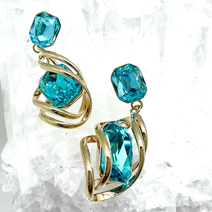 Emerald Cut Premium Crystal Set