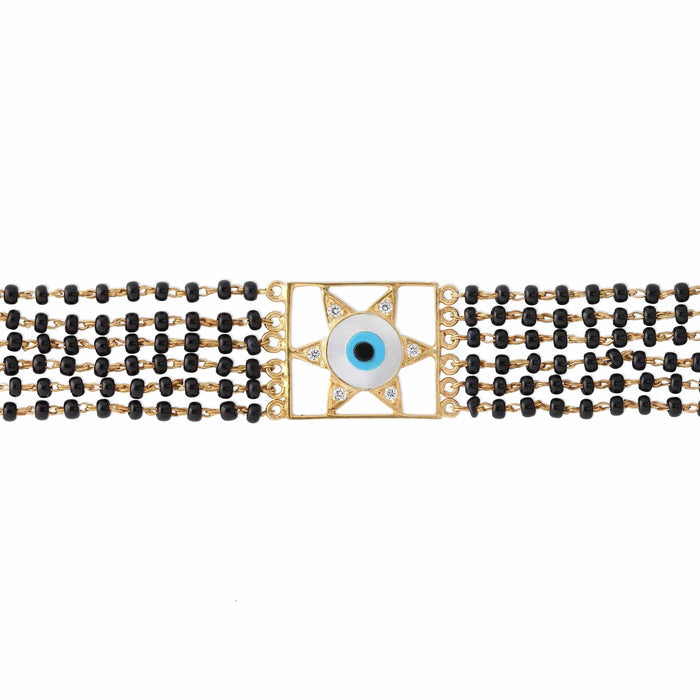Evil Eye with Star Mangalsutra bracelet