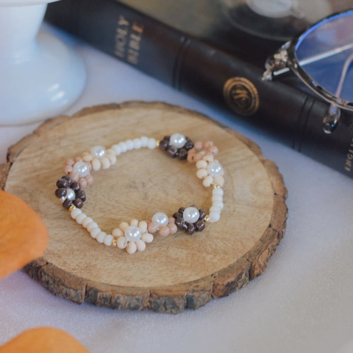 Fall Flowered Bracelet