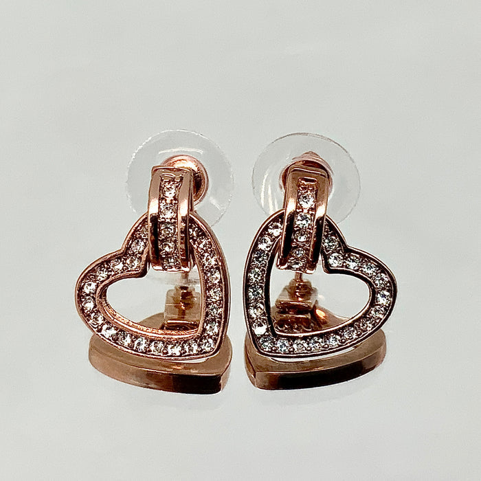 Floating Heart Crystal Set