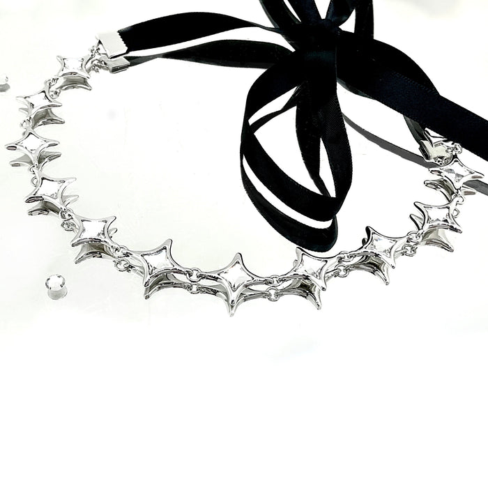 Four Pointed Star Shape Crystal Set