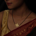 Goddess Lakshmi Sterling Silver Mangalsutra