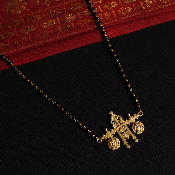 Goddess Lakshmi Sterling Silver Mangalsutra
