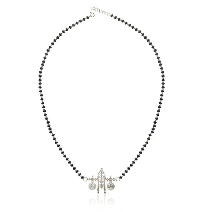 Goddess Lakshmi Sterling Silver Mangalsutra