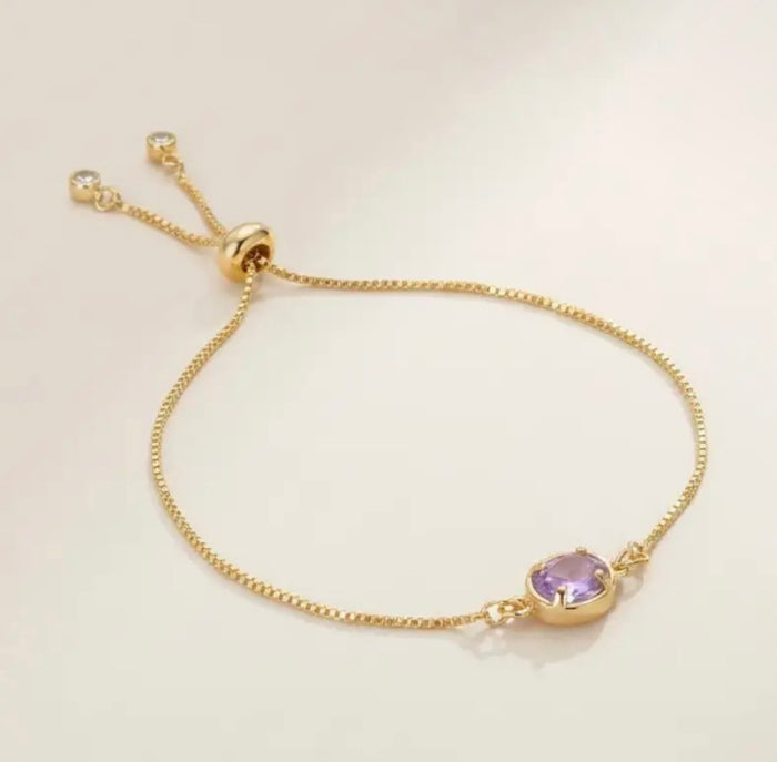 gold adjustable bracelet