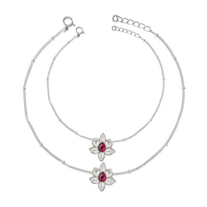 Gold Plated Silver 92.5 Anklet