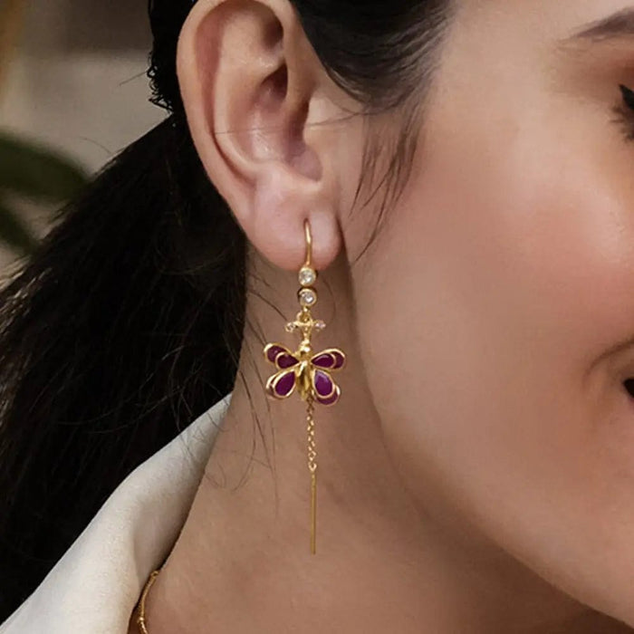 Gold Plated Silver Titli Set