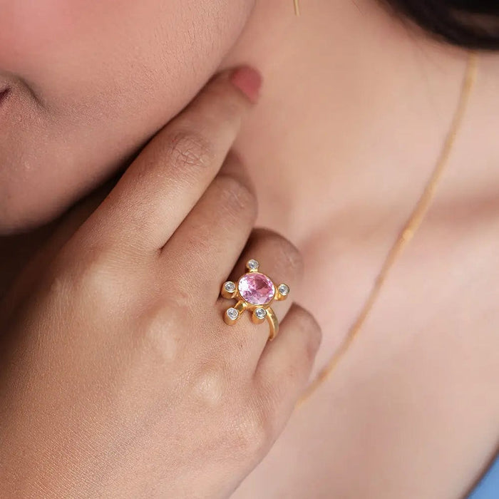 Gulabo Silver 92.5 Tortoise Ring