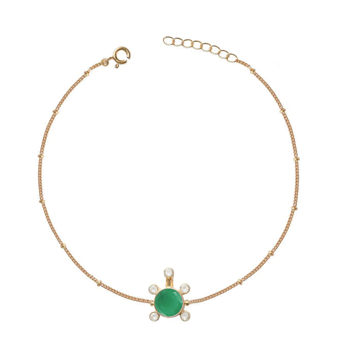 Gulabo Silver Tortoise Bracelet