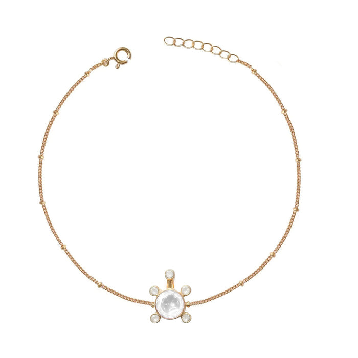 Gulabo Silver Tortoise Bracelet