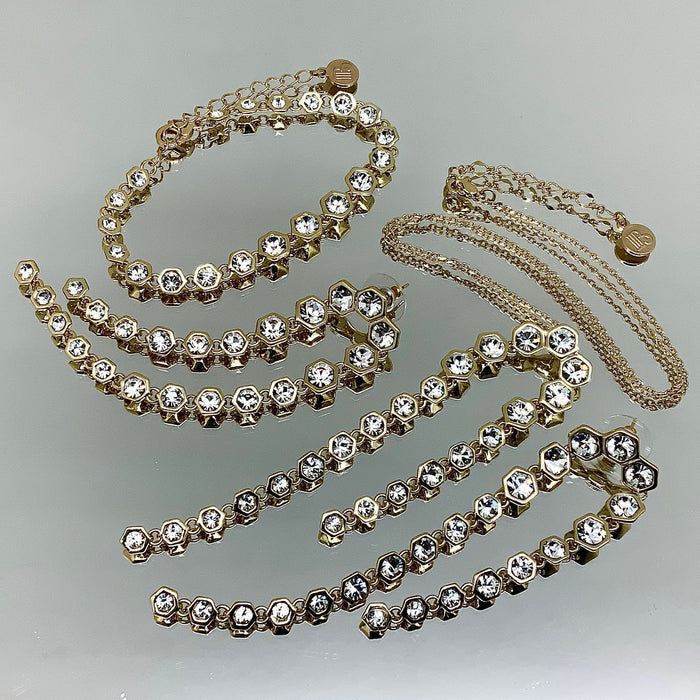 Heptagon Stone Jewelry Set