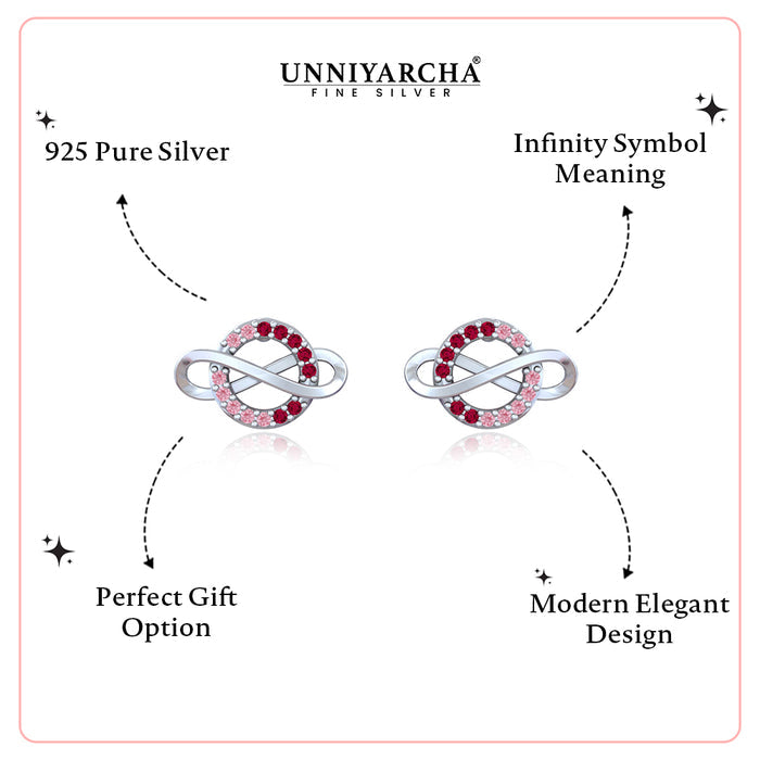 Infinite Harmony Pure Silver Studs