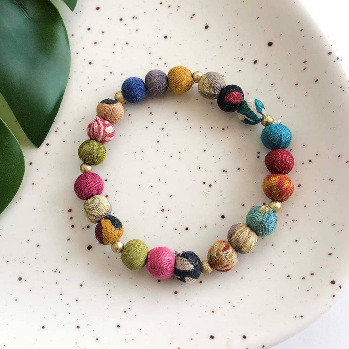 kantha sonnet bracelet