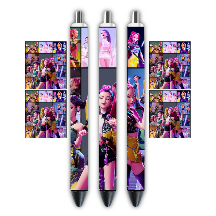 Kpop demon hunters - Pen wrap bundle