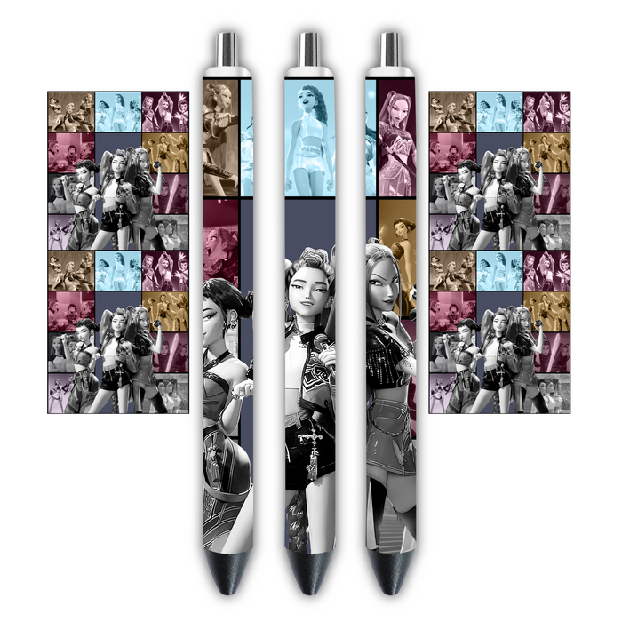 Kpop demon hunters - Pen wrap bundle