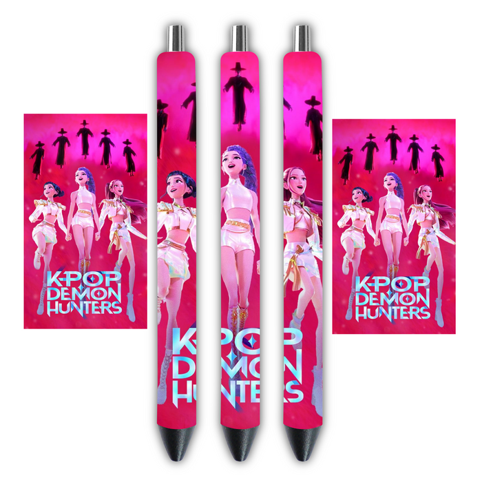 Kpop demon hunters - Pen wrap bundle