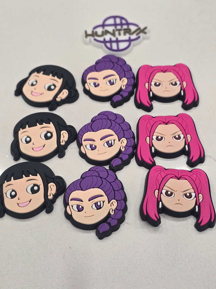 Kpop Mira,zoey and rumi huntrix croc charms -  $7/10pcs