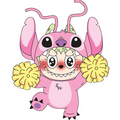 Labubu Pink Alien-  DTF TRANSFER Prints