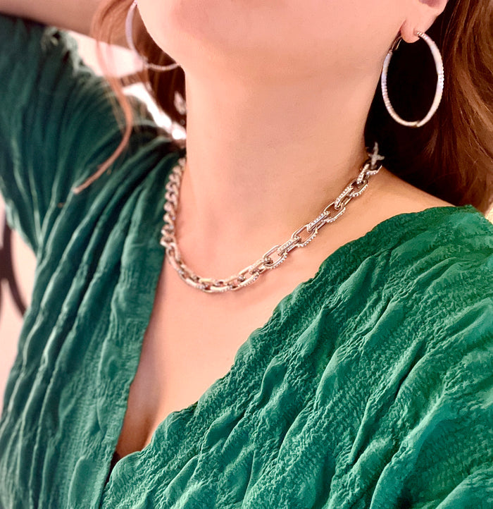 Link Crystal Necklace