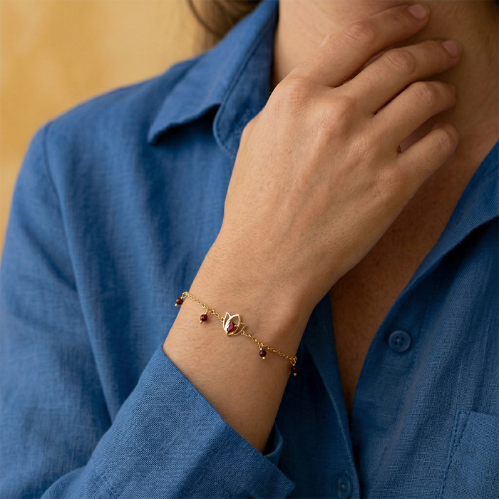 Lotus bracelet