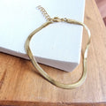 luxe herringbone bracelet