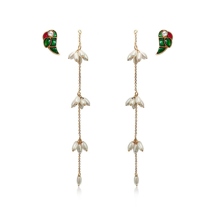 Mithu Pearl Dazzlers 24k Gold Plated Earrings