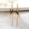 Mithu Silver 24k Gold Plated Needle Earcuff