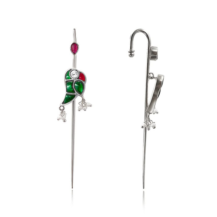 Mithu Silver Needle Earcuff