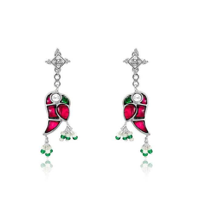 Mithu Silver Stud Earrings