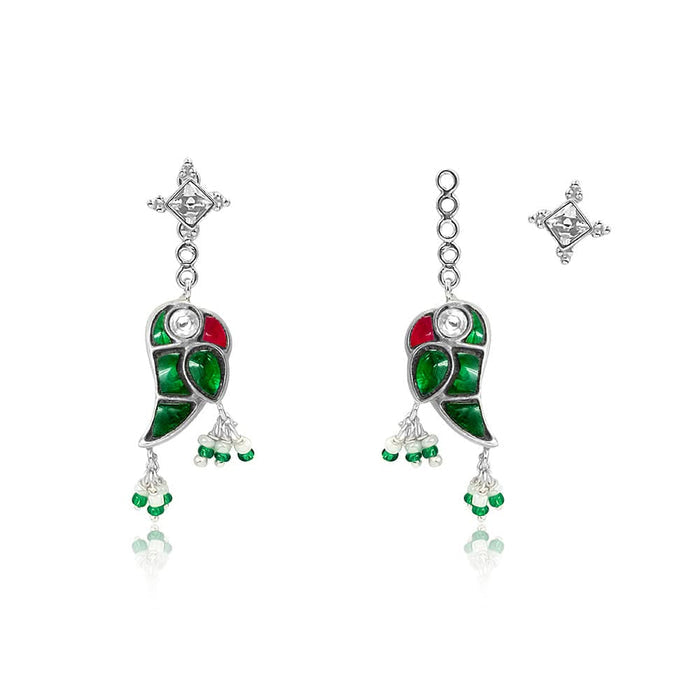 Mithu Silver Stud Earrings