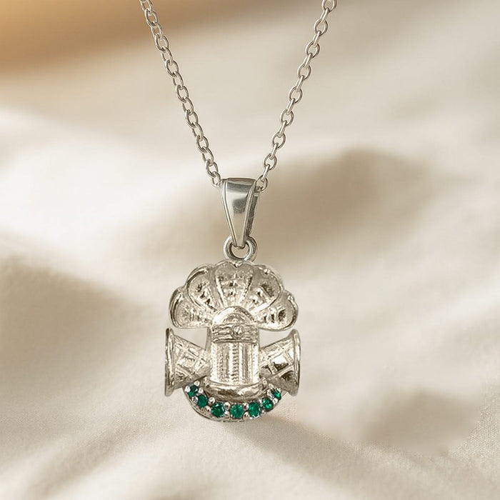 Nāga Quintessence 925 Sterling Silver Pendant Necklace