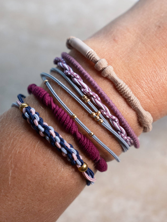 park city explorer hair ties + bracelets