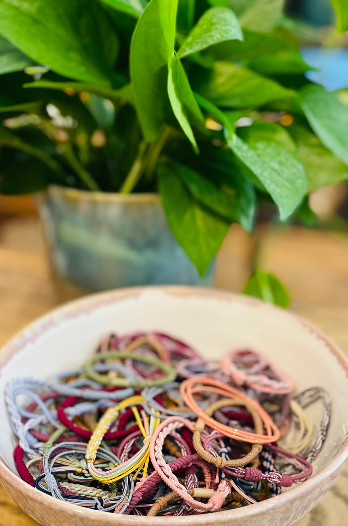 park city explorer hair ties + bracelets