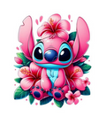 Pink Alien -  DTF TRANSFER Prints