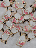Pink Pochacco- Metal pendant charms