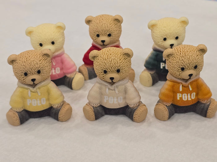 Polo Bear 6pcs set  3D charms