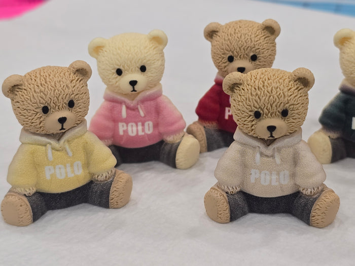 Polo Bear 6pcs set  3D charms
