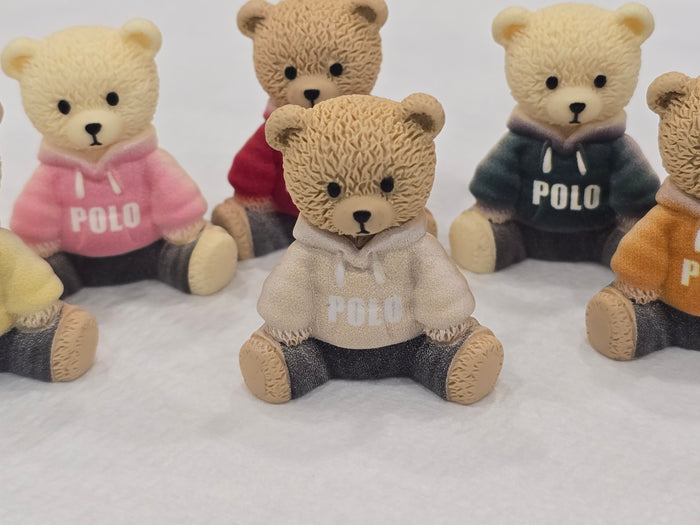 Polo Bear 6pcs set  3D charms