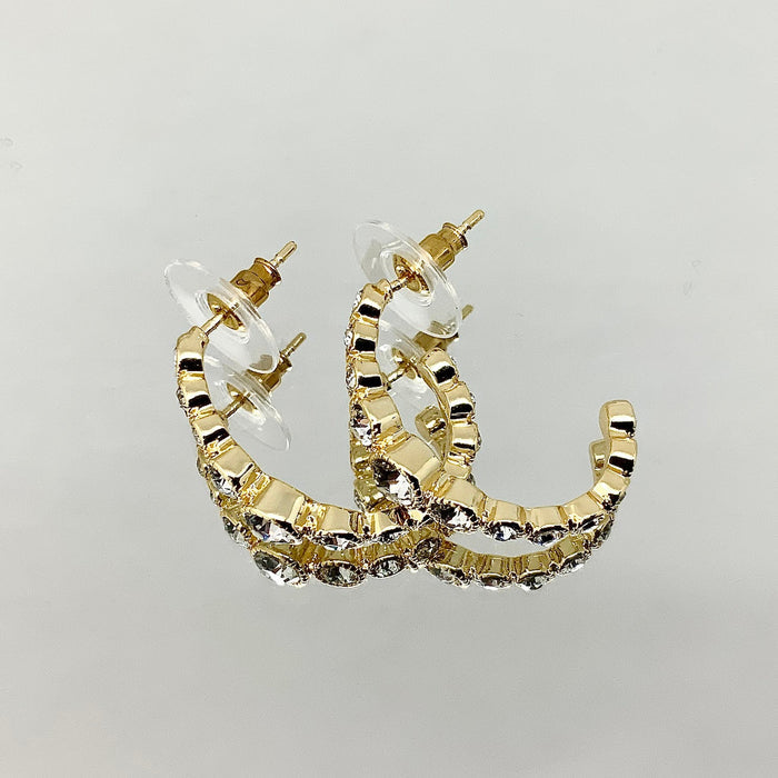 Premium Crystal Cluster Earrings