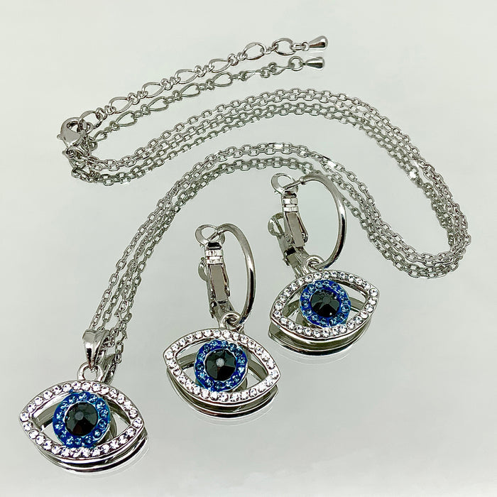 Premium Crystal Evil Eye Set