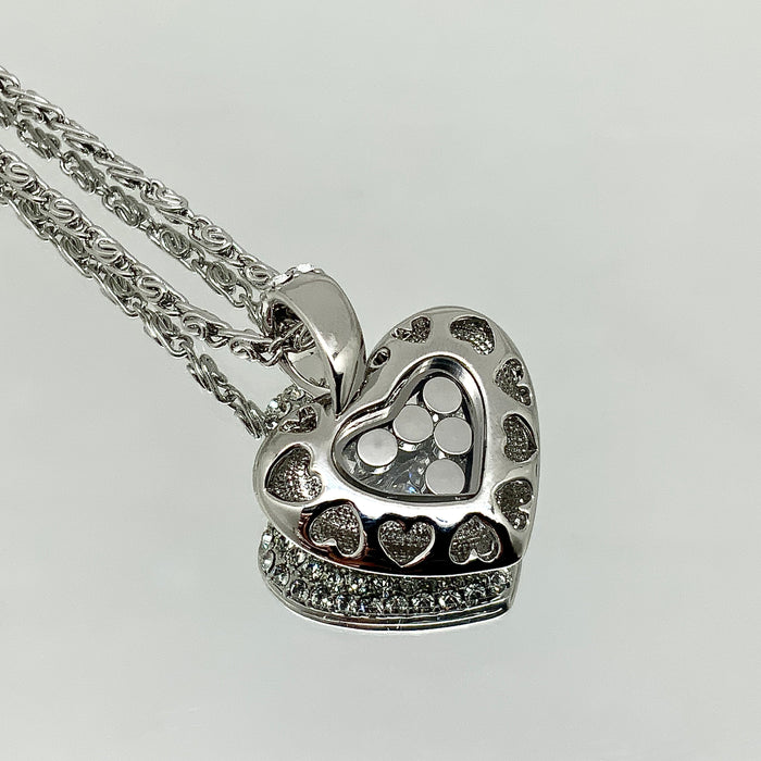 Premium Crystal Floating Heart