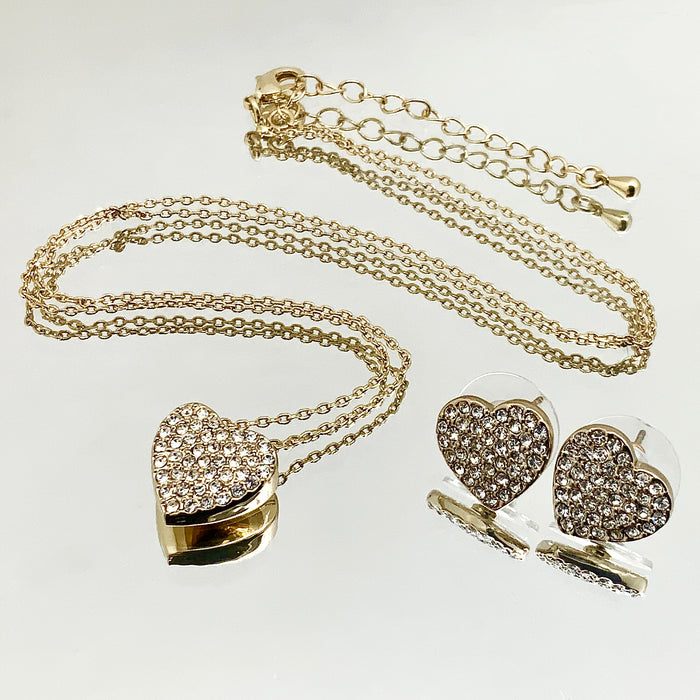 Premium Crystal Heart Set