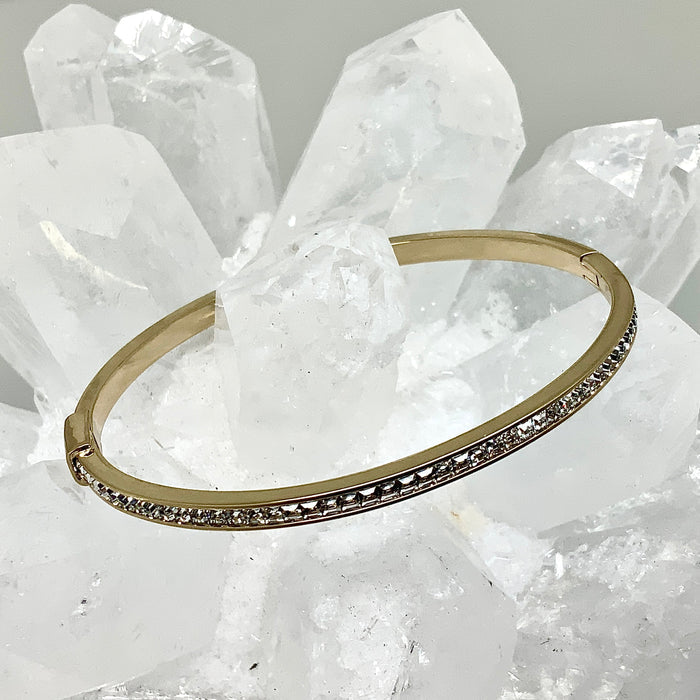 Premium Crystal Round Bangle