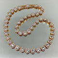 Premium Crystal Round Evening Set
