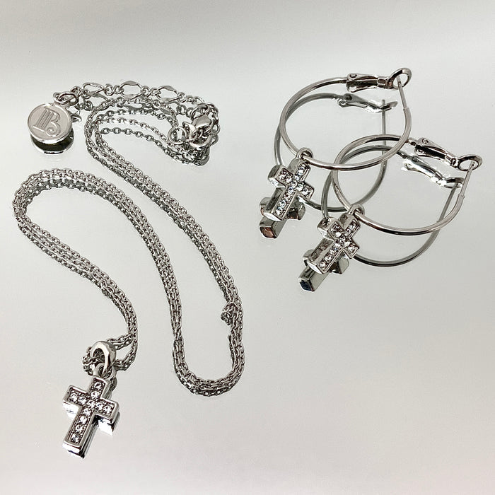 Premium Crystal Small Cross Set